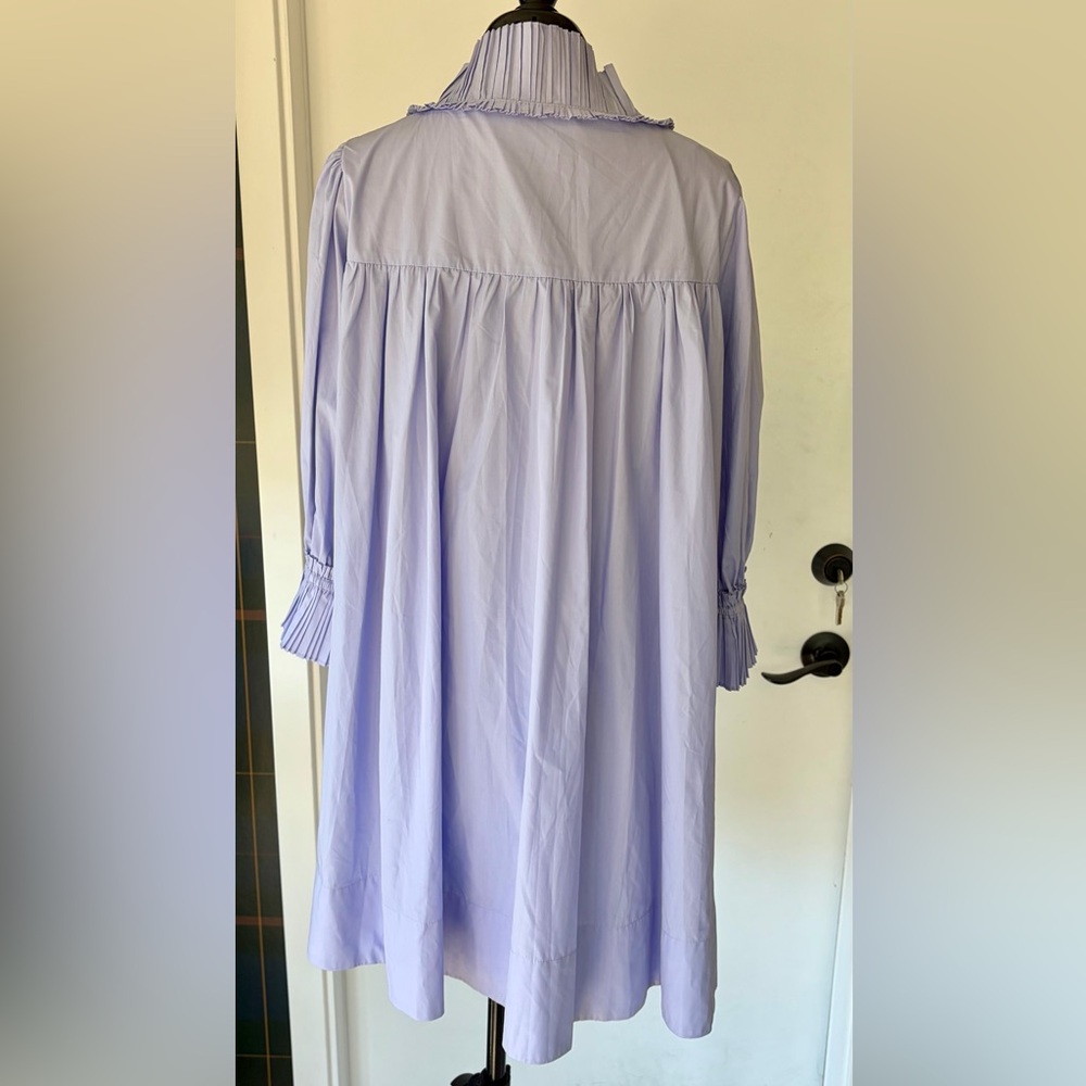 Sovere Studio NWOT Rapture Shift Pleated V-Neck Mini, Lavender, szS - Picture 8 of 15